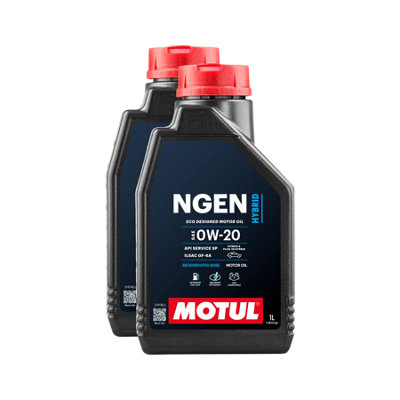Motul Ngen Hybrid 0W20 Fully Synthetic Engine Oil Api Sp Ilsac Gf-6A 2X1L from B&Q