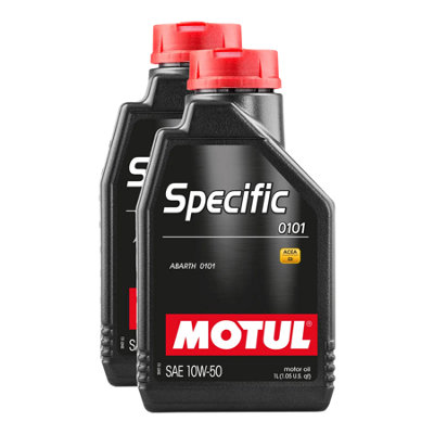 Motul Specific Abarth 0101 10W50 Fully Synthetic Engine Oil Acea C3 Api Sn 2X1L from B&Q