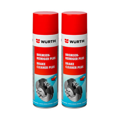 Würth Wurth Professional Brake Cleaner Spray Clutch & Brake Parts DegreaserFast-Drying Cleaner For Automotive Maintenance 2X300Ml from B&Q