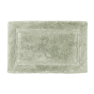 Allure Bath Fashions Bamboo Cotton Non-Slip Bath MatSage Green from B&Q