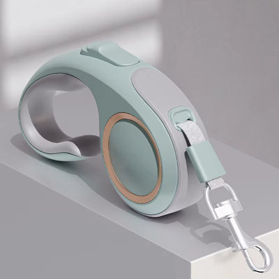 ARLinens Retractable Dog Lead Extending Leash Tape Nylon Adjustable Durable Pet Leash 5M (Light Green) from B&Q