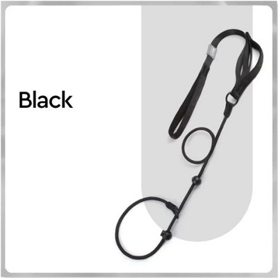 ARLinens Nylon Slip Lead Dog Slip Leash And Collar Dog Training Leash With Double Handle (Black) from B&Q