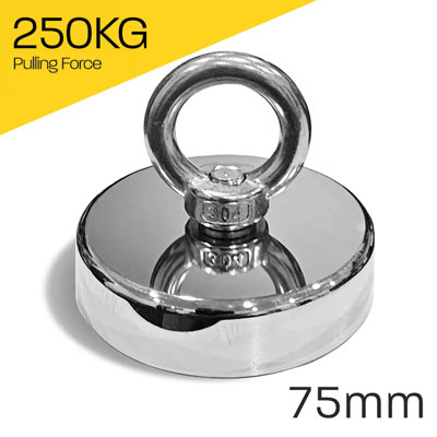 Magnet Store 75mm Neodymium Pot Magnet (200Kg Pull) from B&Q