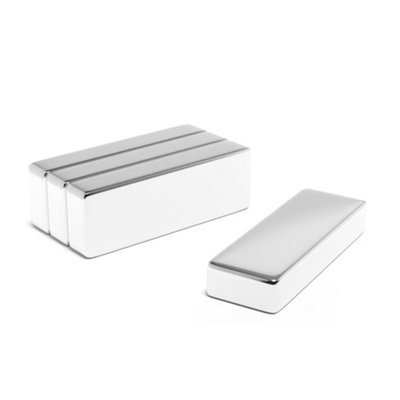 Magnet Store 30mm X 10mm X 5mm Neodymium Block Magnet N45 (8.08Kg Pull)200 Magnet(S) from B&Q