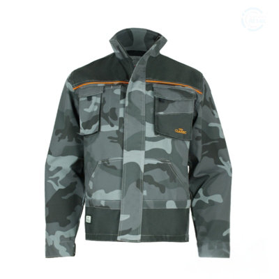Artmas Camo Work Jacket For Men Warm Adjustable And Practical Design For Outdoor And Work Use Size Uk 36 from B&Q