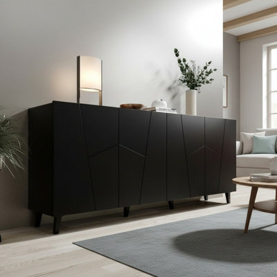 Etna Modern Chest Of Drawers For Contemporary Living Spaces Black from B&Q