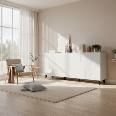 Bari M Modern Chest Of Drawers For Contemporary Living Spaces White from B&Q