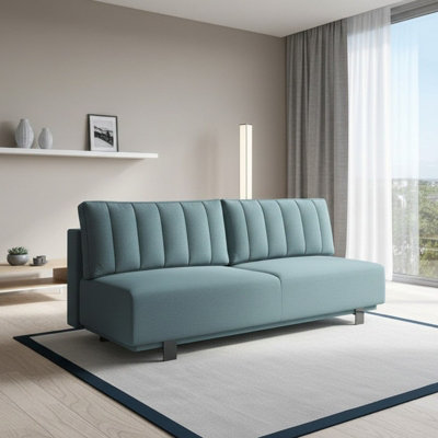 Olivio Modern Sofa With Sleeping Function And Storage Muted Turquoise from B&Q