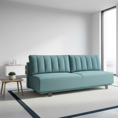Olivio Modern Sofa With Sleeping Function And Storage Turquoise from B&Q