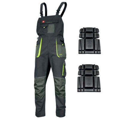 ARTMAS Classic Stretch Slim Protective Work Trousers Multi Pockets Reflective Canvas With Kneepads 44 46 Inch 62 Eu from B&Q