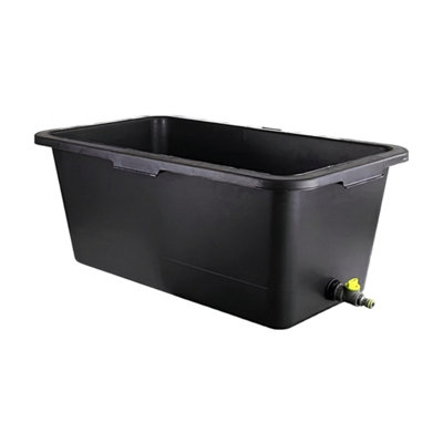 40L Pet Bath Tub For Dogs And Cats With Drain Tap Plastic Paddling Pool For Indoor And Outdoor Use from B&Q