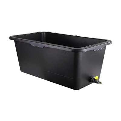  - 60L Pet Bath Tub For Dogs And Cats With Drain Tap Plastic Paddling Pool For Indoor And Outdoor Use