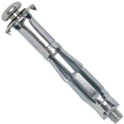 DIYUK M5 X 51mm Hollow Wall Anchor ( Pack Of: 20 ) Plasterboard Fixings Cavity Wall Anchors Heavy Duty Metal Plugs Molly from B&Q