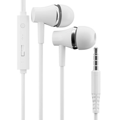 B&Q Earphones For Apple Iphone Ipad Headphones Hands Free With Mic 3.5mm Connection