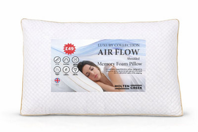 Tt Threadtrade Airflow Orthopedic Box Pillow from B&Q