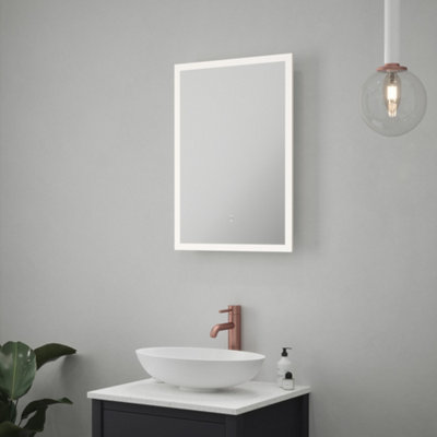 FNX Bathrooms Fnx Belice Led Illuminated Bathroom Mirror With Demister & Shaver Socket700X500mm Ip44 from B&Q