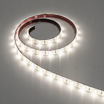FNX Bathrooms Flexi Led Strip 3M Reel4W/m Ip65 60 Leds/m 50mm Cut Points Warm White from B&Q