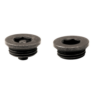 FNX Bathrooms Pewter Manual Radiator Air Vent & Blanking Plug SetDurable Brass1/2" Bsp Thread from B&Q