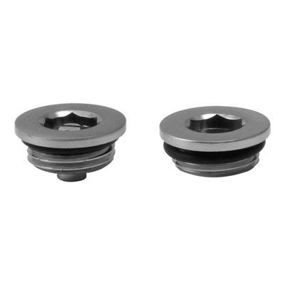 FNX Bathrooms Satin Nickel Manual Radiator Air Vent & Blanking Plug SetCrafted From Durable Brass With A 1/2" Bsp Thread from B&Q