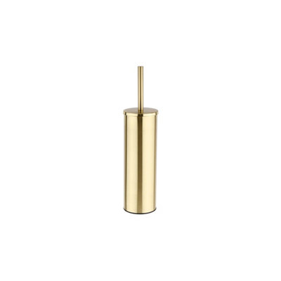 FNX Bathrooms Brushed Brass Wall Mounted Toilet BrushModern Design from B&Q