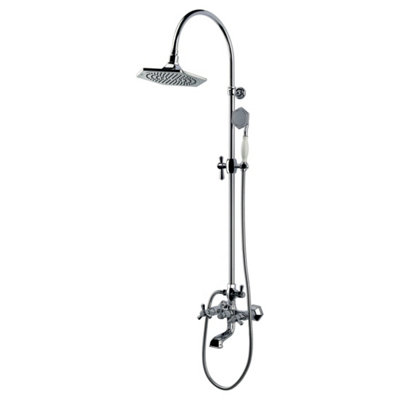 RAK Ceramics Rak Washington Traditional Exposed Shower ColumnChrome from B&Q