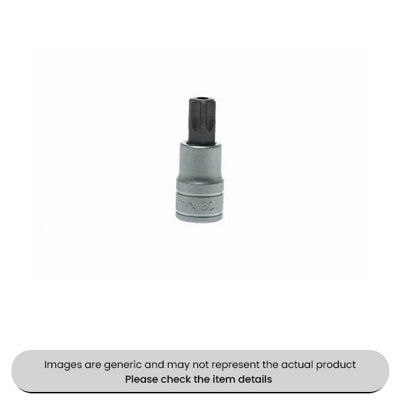 B&Q -  Chrome Vanadium Tpx Socket Bits 1/2" DriveTpx55 Pack Qty 1