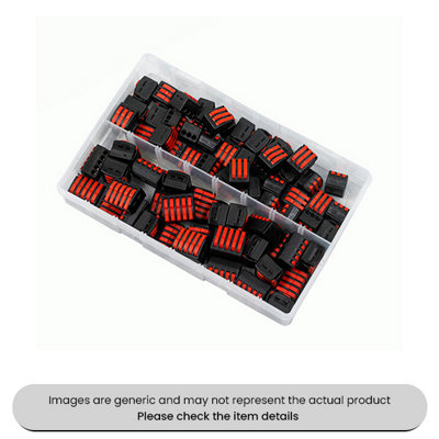 Mehr Piano Key Connectors Quick Release Assorted Pack 70Pcs from B&Q