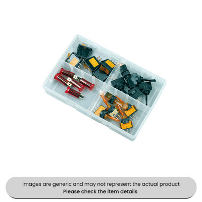 Mehr Toggle SwitchesRocker Switches & Warning Lights 12V20Amps Assorted Box 20Pcs from B&Q