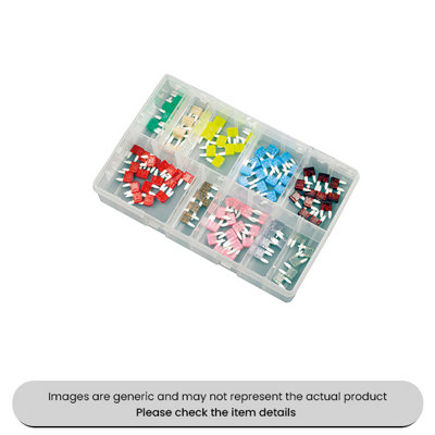 Mehr Mini Blade Fuses 2-30Amp Assorted Pack 100Pcs from B&Q