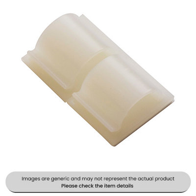 Mehr Cable Clips Nylon 611.516mm Self Adhesive Pack Qty 50