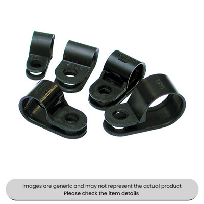 Mehr Nylon P-Clips 5-12mm Pack Qty 100 from B&Q