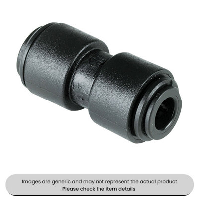 Mehr Reducing Straight Connector Plastic Couplings 10-8mm Pack Qty 5 from B&Q
