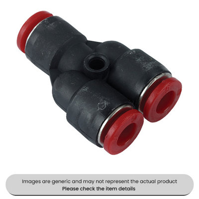 Mehr Plastic Y Connectors 6mm Pack Qty 5 from B&Q