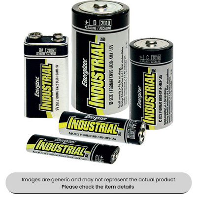 Mehr Industrial Alkaline Batteries 9V9V Pack Qty 12