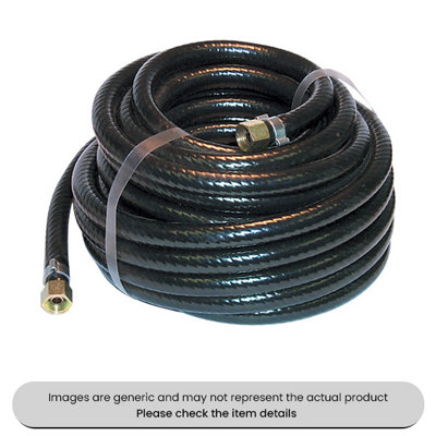 Mehr Overbraided Air Line Hoses With 1/4" Bsp Swivel Nuts 20M8mm Pack Qty 1 from B&Q