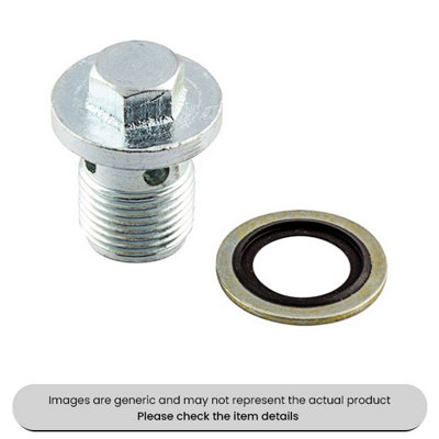 Mehr Sump Plugs & Washers M1821X1.5mm Fiat And Vauxhall Pack Of 2 from B&Q