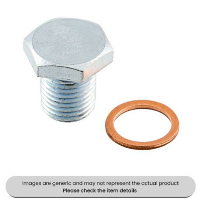 Mehr Sump Plugs & Washers Fiat And Vauxhall Pack Of 2 from B&Q