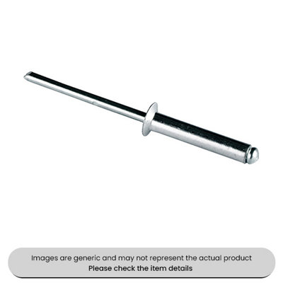 Mehr Aluminium Countersunk Rivets 4.8X20mm Pack Qty 250 from B&Q