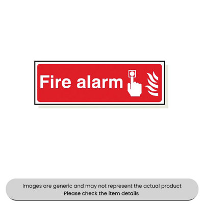 Mehr Fire Alarm Adhesive 120X360mm Pack Qty 1 from B&Q