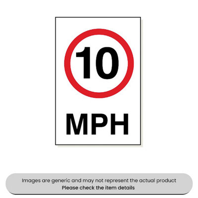 Mehr 10 Mph Foamex 240X360mm Pack Qty 1 from B&Q