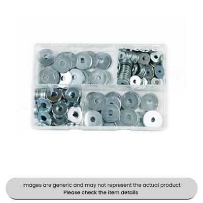 Mehr Zinc Plated Repair O-Rings Washers Metric Sizes Assorted Box 300Pcs from B&Q