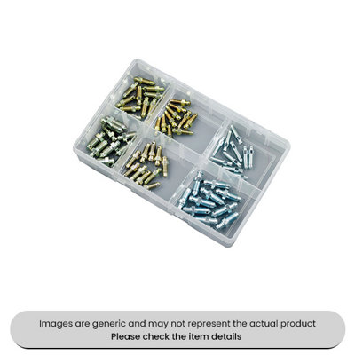 Mehr Brake Bleed Screws Tube Fittings Assorted Box 60Pcs from B&Q