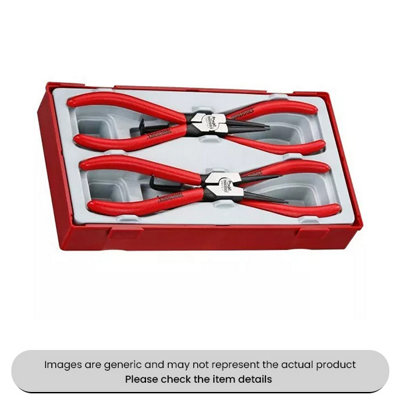 Mehr 4 Mega Bite Circlip Pliers 4 Piece 7" Pack Qty 1 from B&Q