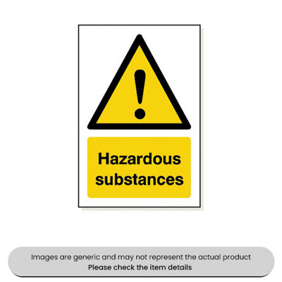 Mehr Hazardous Substances Foamex 240X360mm Pack Qty 1 from B&Q