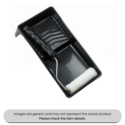 B&Q -  Mini Roller Paint Brush Kit 4" Pack Qty 1