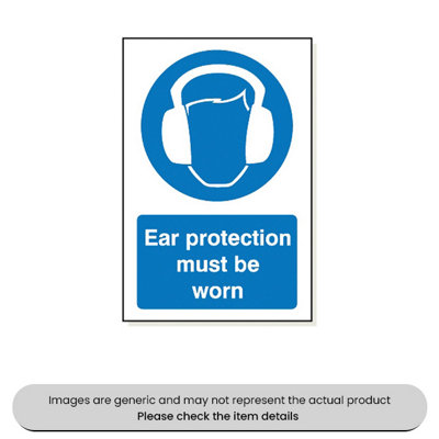 B&Q -  Ear Protection Adhesive 240X360mm Pack Qty 1