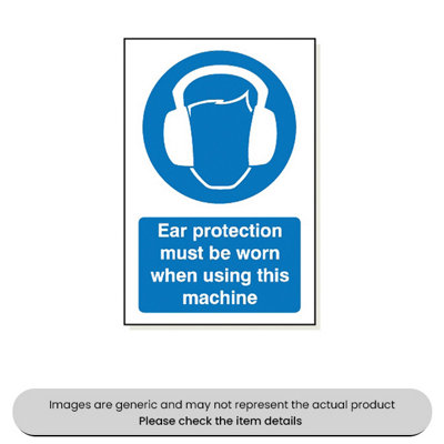 B&Q -  Ear Protection Using Machine Foamex 240X360mm Pack Qty 1