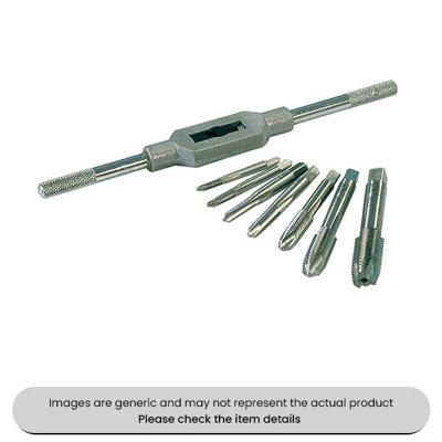 Mehr Adjustable Tap Wrench Hss Second Tap Set M3-M12 Pack Qty 1 from B&Q
