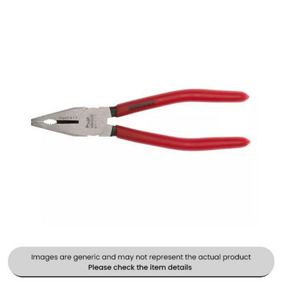 Mehr Carbon Steel Mega Bite Combination Pliers Vinyl Grip 200X2.2mm Pack Qty 1 from B&Q