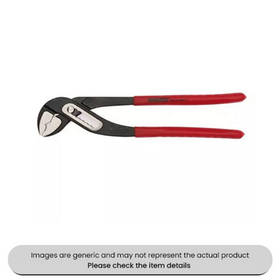 Mehr Chrome Vanadium Steel Mega Bite Water Pump Pliers 10"3-38mm250mm Pack Qty 1 from B&Q
